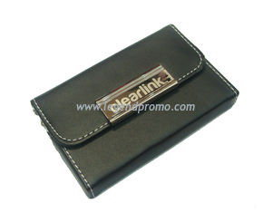 China Leatherette metal business card holder supplier