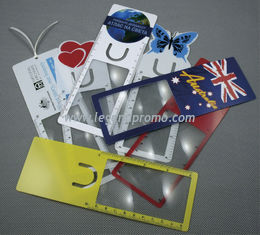 Bookmark Magnifier card with customized printed logo